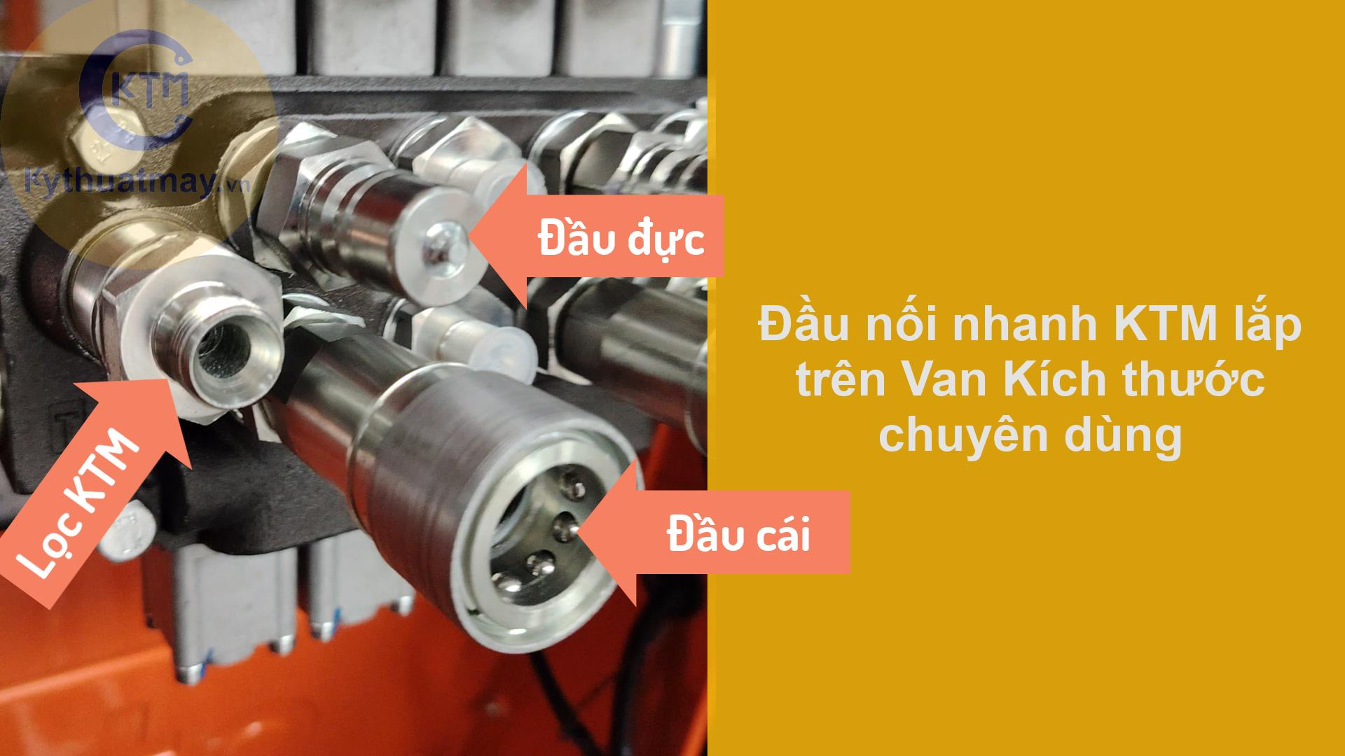 Bộ Nối nhanh lắp trên Van KTM